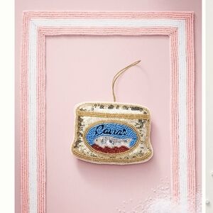Anthropologie Caviar Beaded Accoutrement Ornament, New!